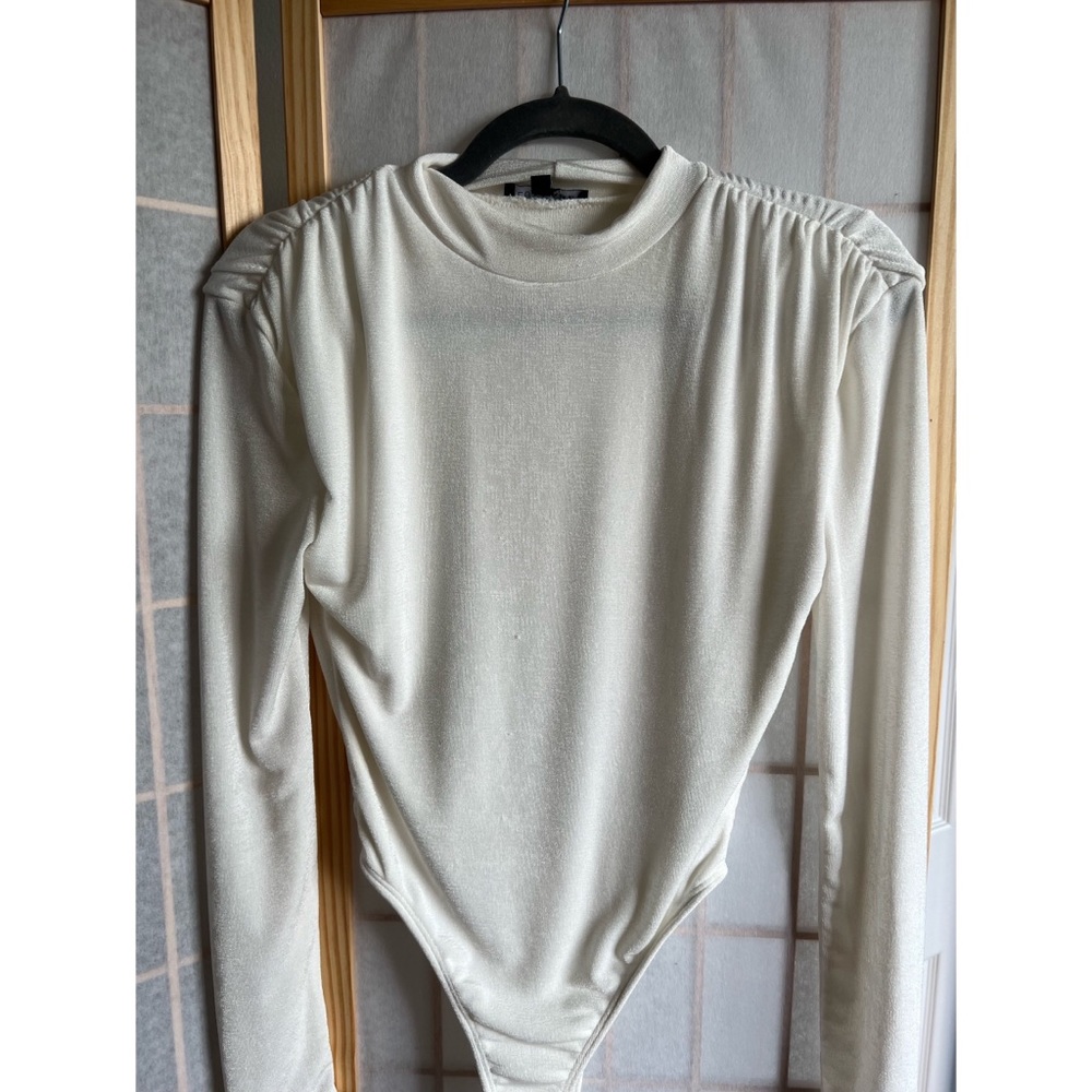 Slinky white bodysuit JLUXLABEL